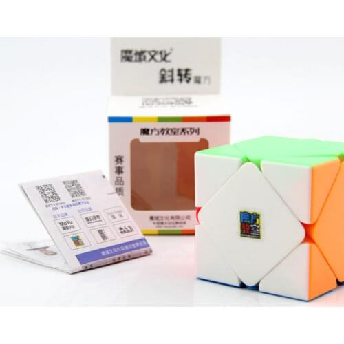Original High Quality MoYu MoFangJiaoShi Skewed Magic Cube Speed Puzzle Christmas Gift Ideas Kids Toys