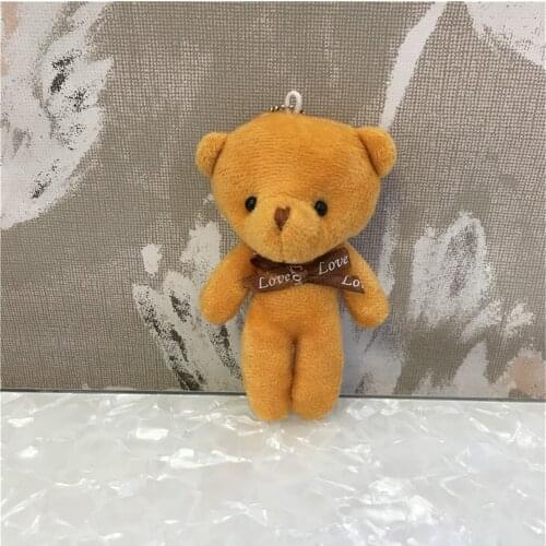 9CM Bear Plush DOLL ; Stuffed Animal Bear Accessories Small Toys