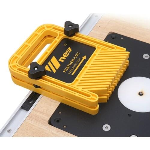 Extended Feather Loc Board Set Multi-Purpose Double Featherboards Miter Gauge Slot Woodworking Saw Table DIY Safety Tools