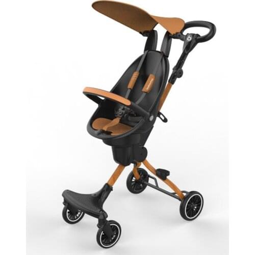Adjustable Baby Stroller Foldable Lightweight Two-Way Trolley High Landscape Baby Walking Tool for Children Stroller Travel
