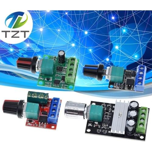 DC 1.8V-35V 2A 3A 5A 10A 30W 80W 90W PWM Motor Speed Controller Low Voltage Motor Speed Controller PWM Adjustable Drive Module