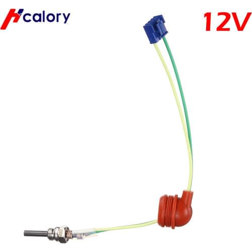 HCalory 12V Glow Pin Glow Plug for Car Truck Bus Caravan Boat 5-8KW Air Diesel Parking Heater Heating Wire Glow Plug