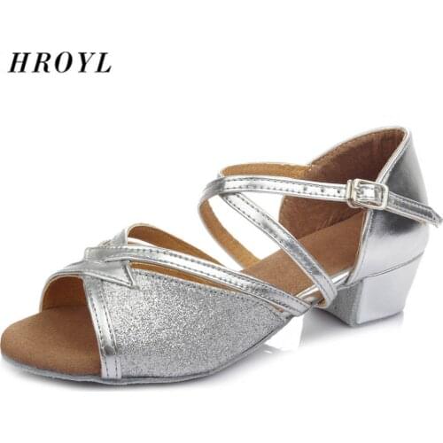 Hot Selling Children Latin Dance Shoes Women Ladies ballroom Tango Latin Dance shoes For Kids Grils EU24-41 Soft Sole