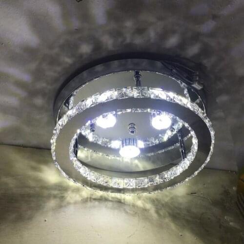 High quality crystal ceiling lamp Bright energy saving led Ceiling lights 15W/30W led lamps living room led lustre Ceiling lamps