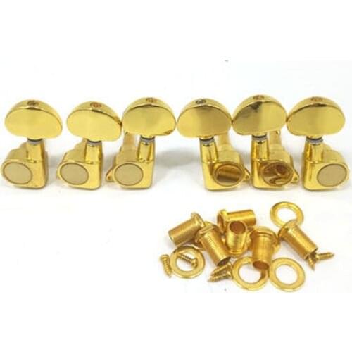 High-quality guitar pegs Folk string reel gold-plated fully enclosed quasi-alloy large semicircular pegs