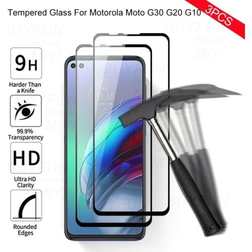 3PCS 9D Full Tempered Glass For Motorola Moto G100 G 100 6.7'' 9H Premiun Screen Protectors Toughened Guard Film Armor Cover
