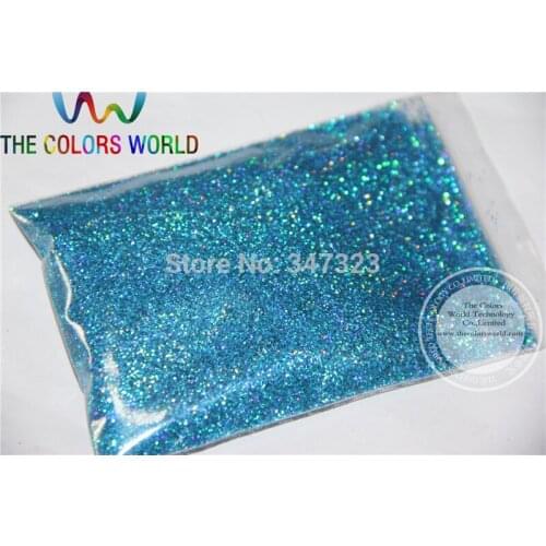 0.4MM Laser Blue Color holographic Glitter dust nail tools or other art Decoration sequins