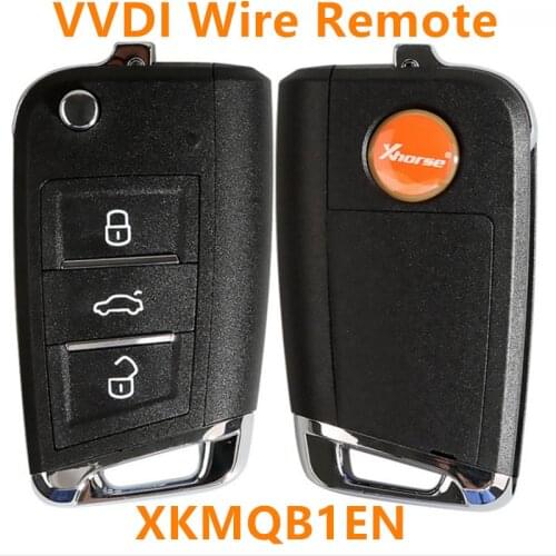 10pcs/lot Xhorse universal VVDI wire remote control XKMQB1EN no transpponder chip for MQB VVDI Mini Key Tool VVDI2