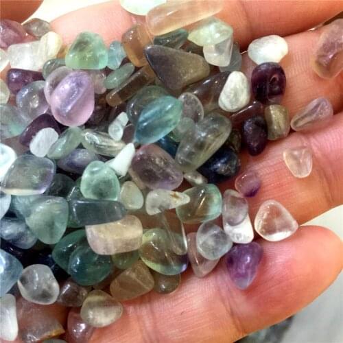 100G Natural color fluorite gem polished crystal rough crystal gem mineral home tabletop aquarium decor