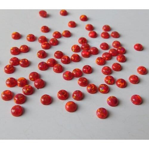 200pcs /lot 3mm Synthetic Round Cabochon Opal for Body Jewelr Op45 Round Cabochon Opal Stone for Body Piercing