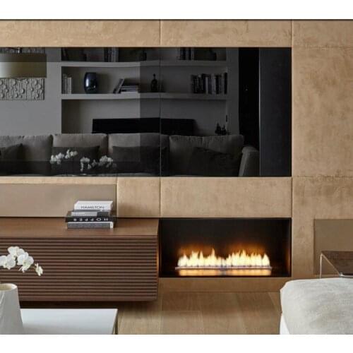 21 AUG Inno-Fire 30 inch silver or black ethanol burner fierplace ethanol in wall