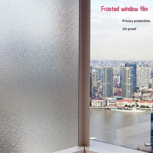 3D Matte Window Film Privacy Frosted Self Adhesive Film For Glass Decorative Uv Window Sticker Static Cling Film