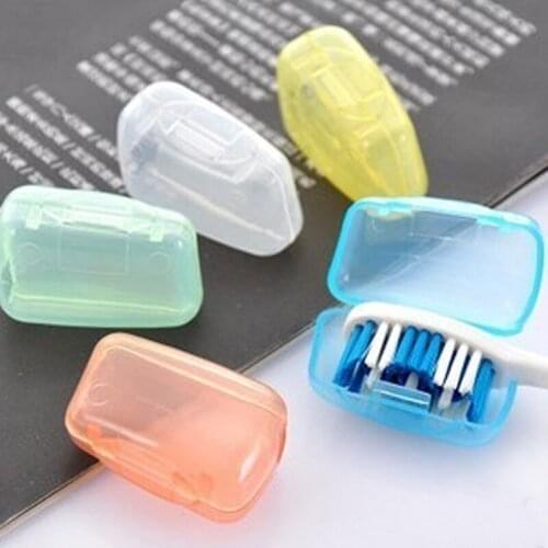 5Pcs/set New Portable Toothbrush Cover Holder Travel Hiking Camping Brush Cap Case Health Germproof Toothbrushes Protector Tools