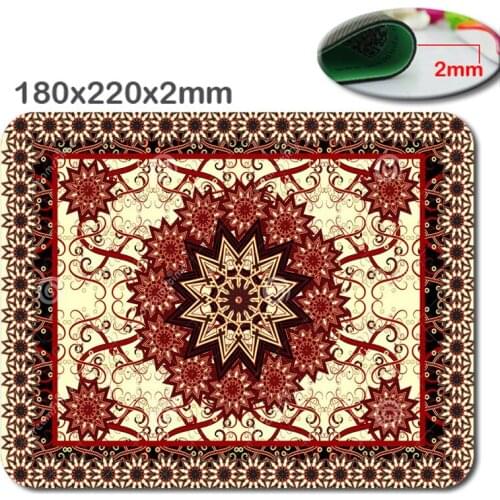 Fast Printing Custom Persian Carpet Styles Design High Quality Skid Durable Fashion Computer and Laptop Mouse Pad