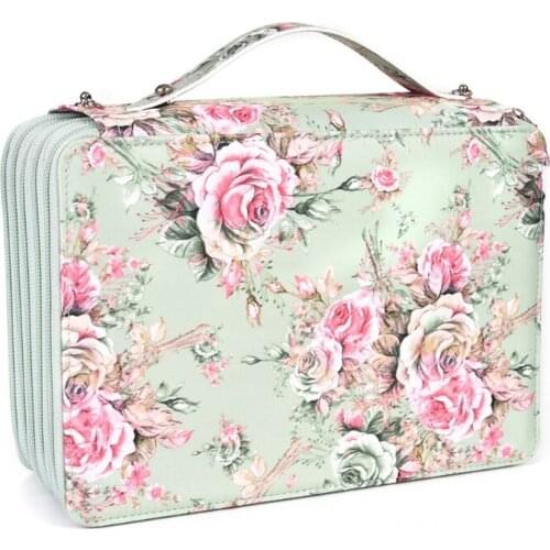 C90C Premium Pencil Storage Case Pencil Bag 252 Pencil Slots with Eraser/Sharpener Holder Zipper Closure for School Student