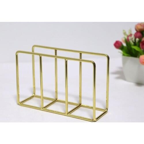 Napkin Holder Metal Freestanding Tissue Dispenser Tabletop Paper Organizer Stand for Kitchen Countertop Dining Table 85DA
