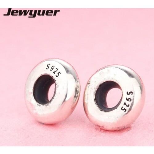 Fixed open bangle space charms 925 sterling silver Fine jewelry charm fit bracelets bangles DIY fine jewelry wholesale PJ006