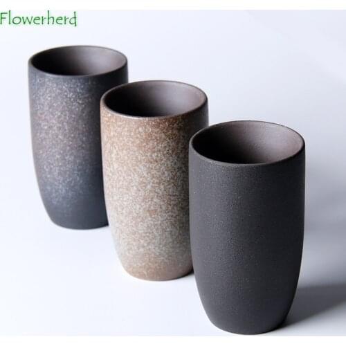 Retro Zen-style Ceramic Porcelain Mug Teaware Drinking Cup Kiln Changed Into Individual Mug Rough Catering Household Pottery Cup