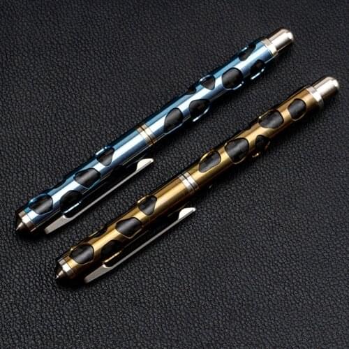 EDC Titanium Alloy Mini Tactical Pen With Business Writing Multi-functional Portable Outdoor EDC Tools