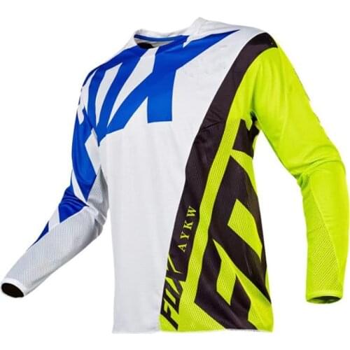Fox Vtt Cycling Jersey Men Wielerkleding Heren Camisas Hombre Mtb Ropa Deportiva Hombre Long Sleeve Jersey Downhill Motocross