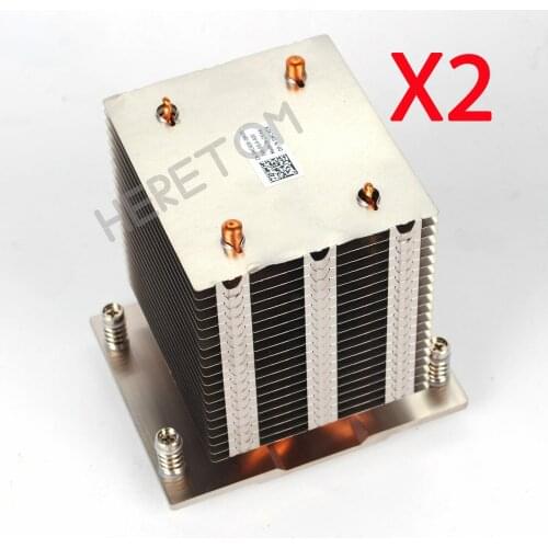2PCS New CPU Heatsink 0WC4DX WC4DX For Dell T430 Tower Server Workstation CPU Heat sink