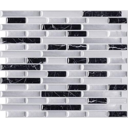 Self Adhesive DIY Waterproof Wallpaper Tiles 3D Kitchen Wall Stickers Vinyl Wall Tiles