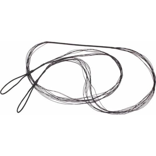 Good-quality Replacement Black Bow String for Traditional Recurve Bow Longbow Hunting Shooting Accessories Length 111cm-173cm