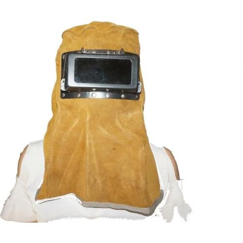 Universal Leather Welder electric Welding Work Sandblaster Hood Helmet Mask