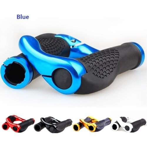 Cycling Lockable Handle Bar Grip Anti Skip Road Bike Handlebar Aluminum Alloy Rubber Comfortable Mountain Bicycle Accessories