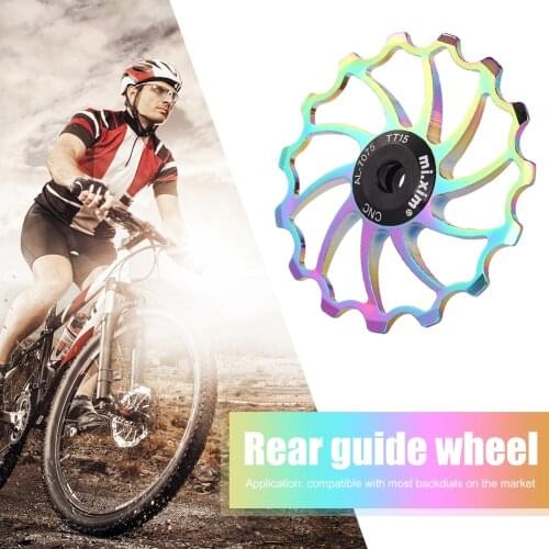 Mi Xim 14T/15T/16T/18T Bicycle Rear Derailleur MTB Mountain Road Bikes Ceramic Bearing Pulley Guide Wheel Rear Derailleur Parts
