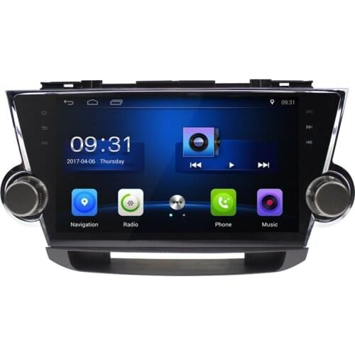 10.2"Android 10 ! Car DVD PC Multimedia DVD Player GPS Navi Stereo Radio Fit Toyota Highlander 2008-2009 2010 20112013 OBD2 DVR