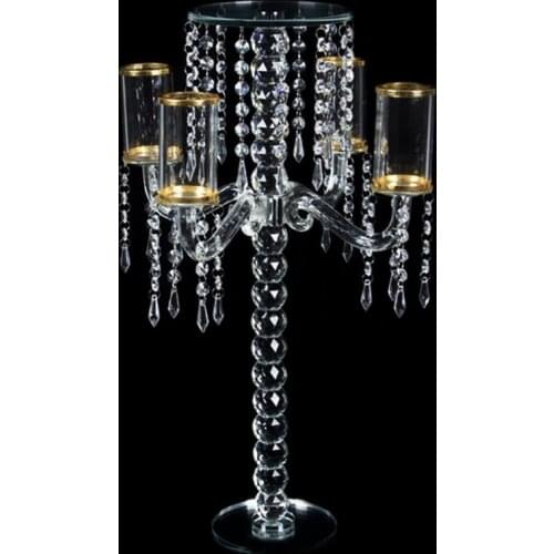 10pcs Crystal Beads Strands With Glass Oval Water Drops For DIY Christmas Tree Wedding Decoration Cake Topper Supply Hanging