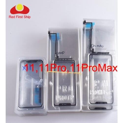 10Pcs/lot Original For iPhone 11 Pro Max Touch Screen Digitizer Panel Front Outer Glass Lens For iPhone 11 Pro LCD Touch Sensor