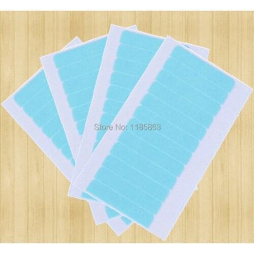 24 pcs/1 lot 4cm*0.8cm high quality strong double blue super TAPE Adhesive for skin weft pu tools for hair extension remy human