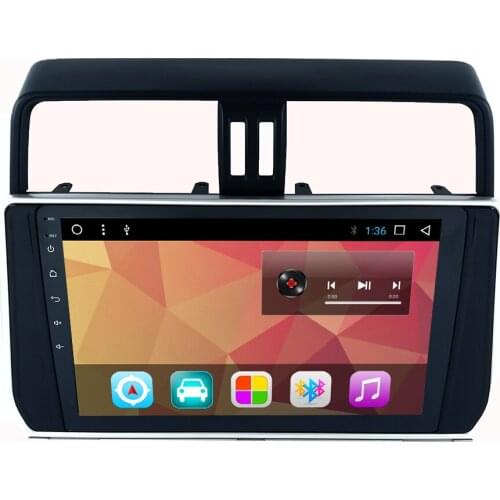 Android 7.1 For Toyota Land Cruiser Prado 2018 With Quad Core Car GPS NavigationStereo Multimedia System Bluetooth Radio Player