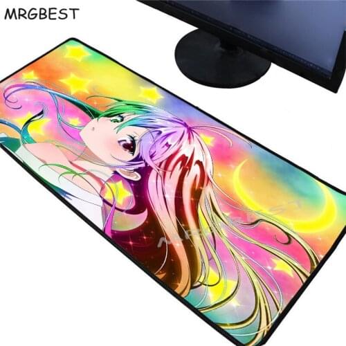 MRGBEST Azur Lane Anime Sunshine Girl Game Large Mouse Pad Player Rubber Durable 90x40cm Lock Edge Keyboard Laptop Desk Mat
