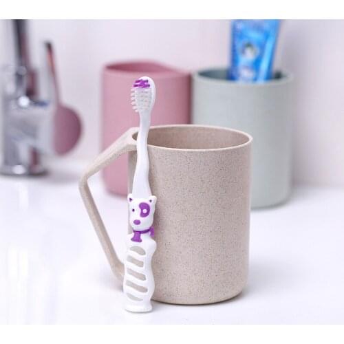 Baby Dog Tooth Soft Bristle Brush Kids Cartoon Toothbrushes Teeth Care Oral Hygiene Mouth Clean Teether Training