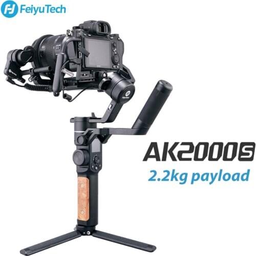 FeiyuTech AK2000S Camera Video Stabilizer Handheld Gimbal for DSLR Mirrorless Camera 2.2 kg Payload for NIKON Canon Sony