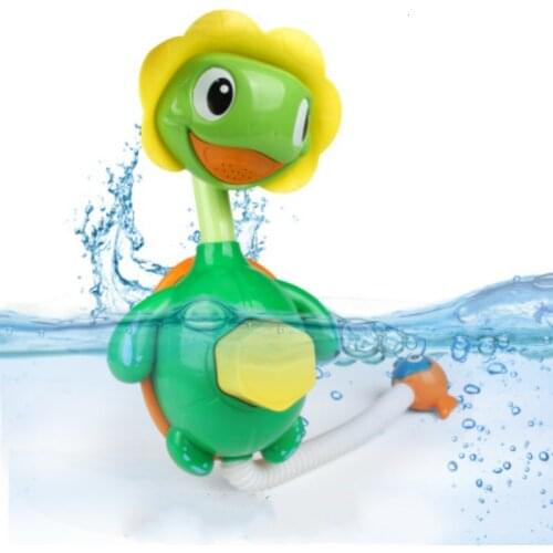 Interesting Baby Bath Water Spraying Bathtub Children Bathing Spouts Suckers Folding Spray Faucet Bathroom Play Baby Shower Toy