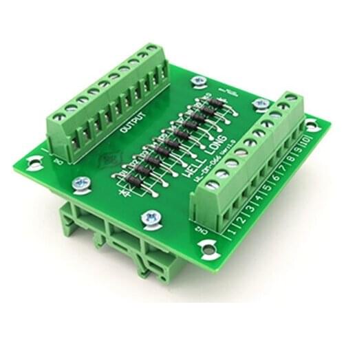 Diode Protection Terminal Block IN4007 1A/1200V Diode Terminal Block