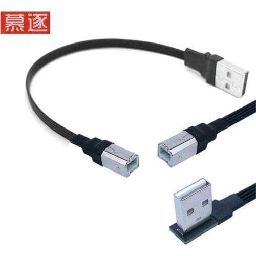 Elbow USB2.0 print line USB straight to print port elbow USB A revolution B male elbow 90 degrees