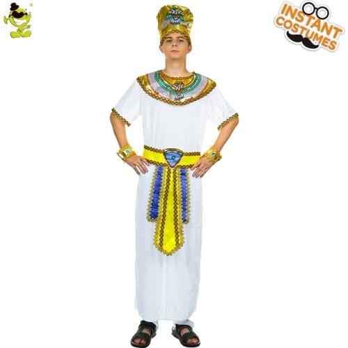 Ancient King of Egypt Costume Carnival Party Traditional Egyptian Clothing For Mens Halloween Cosplay Egypt Egyptian Clothes