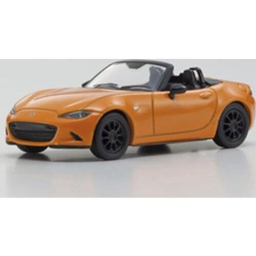 Diecast 1:64 Scale Alloy Car Model For Mazda MX5 RF Metal Adult Collection Vehicle Decoration Ornaments Souvenir Model Toys