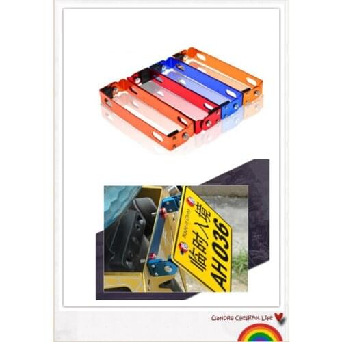 Motorcycle Automobile Adjustable Angle Metal License Plate Holder Bracket for KTM DUKE SMR SMT 990