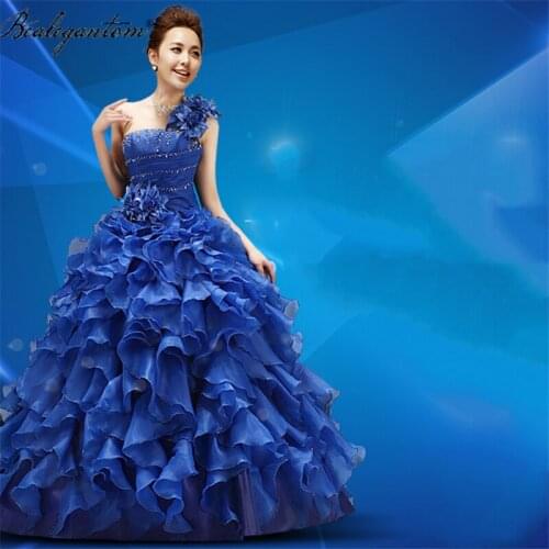 Bealegantom Cheap Ball Gown Vestidos De 15 Flowers Quinceanera Dresses Sweet 16 Debutante Masquerade Prom Party Gowns QD1302