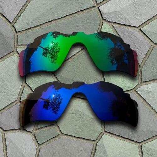 Jade Green&Violet Blue Sunglasses Polarized Replacement Lenses for Oakley Radar Path Vented