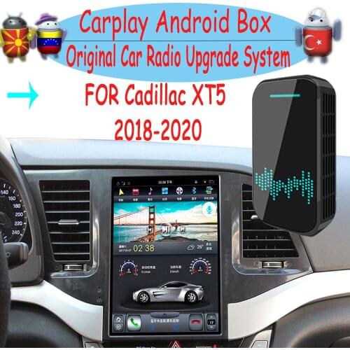 Upgrade Radio Carplay Android Auto Audio For Cadillac XT5 2018-2020 Apple Wireless AI Box Car Multimedia Player GPS Navi unit