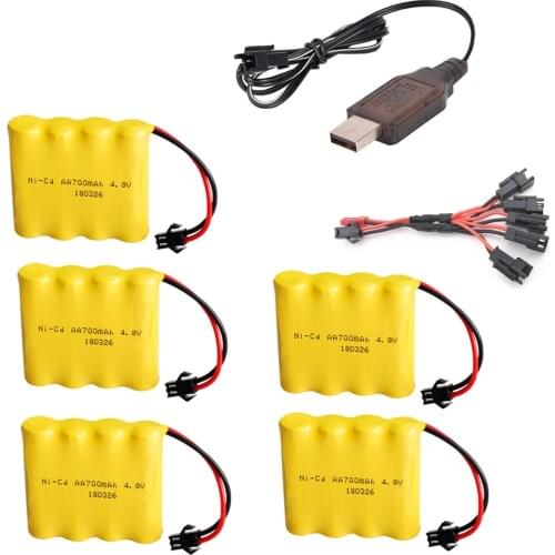 4.8v 700mah rechargeable ni-cd battery for remote control toys electric car 4.8v nicd ni cd battery pack RC boat car model toy