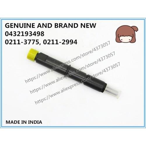 GENUINE AND BRAND NEW DIESEL FUEL INJECTOR 0432193498, 0211-3775, 0211-2994