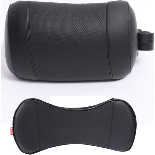 Car Head Pillow Sleeping Side Pillow Foldable Mobile Phone Holder Memory Cotton Inside Neck Pillow Lumbar Support Cushion